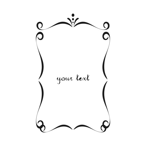 装饰性矩形花架形状手图片下载