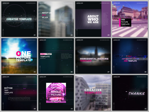 手册模板与线、点和圆图片下载