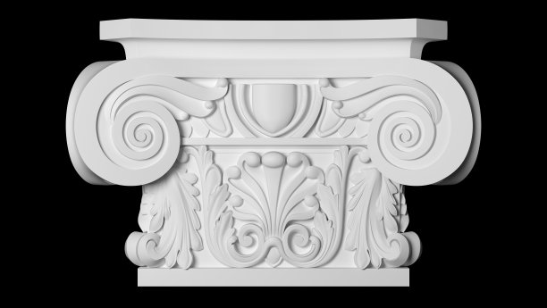 黑色背景上的石膏大写，5000x2815图片下载