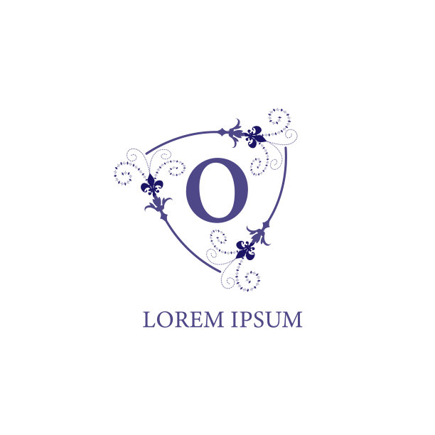 一种孤立在白色背景上的装饰性花图片下载