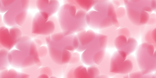 无缝背景坠落的心图片下载