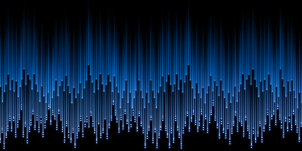 线条运动激光束闪烁的光3d插图图片下载
