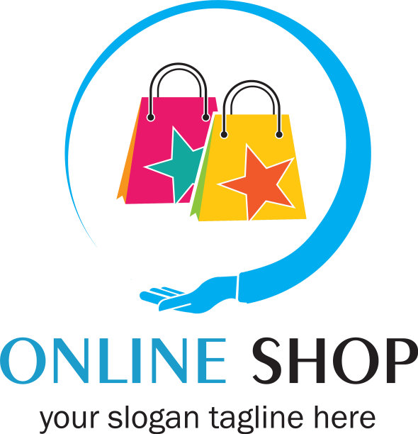 网上商店标识图标模板设计图片下载