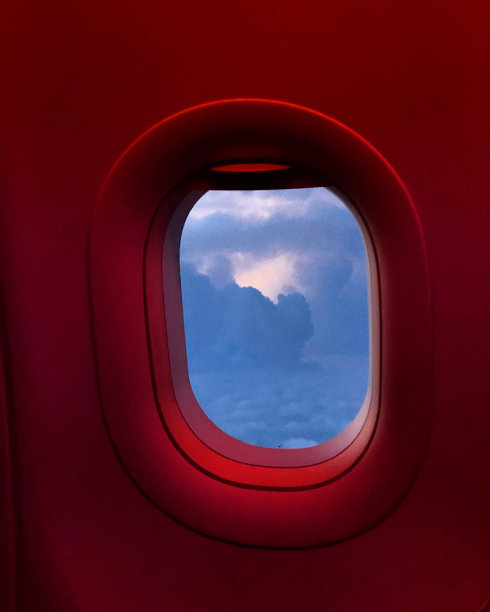飞机的窗口图片下载