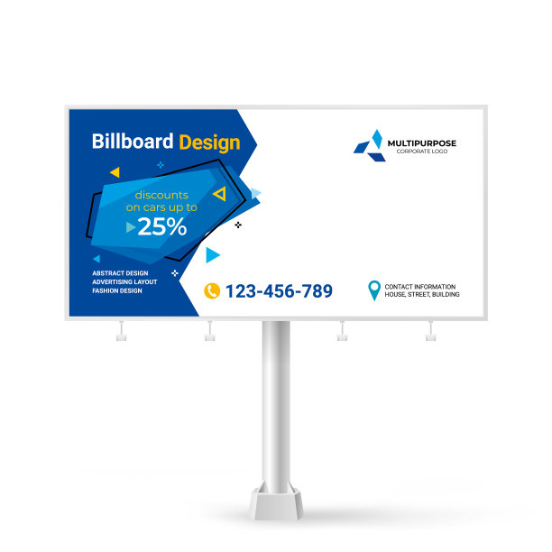 广告牌模板用于广告商品和广告图片下载