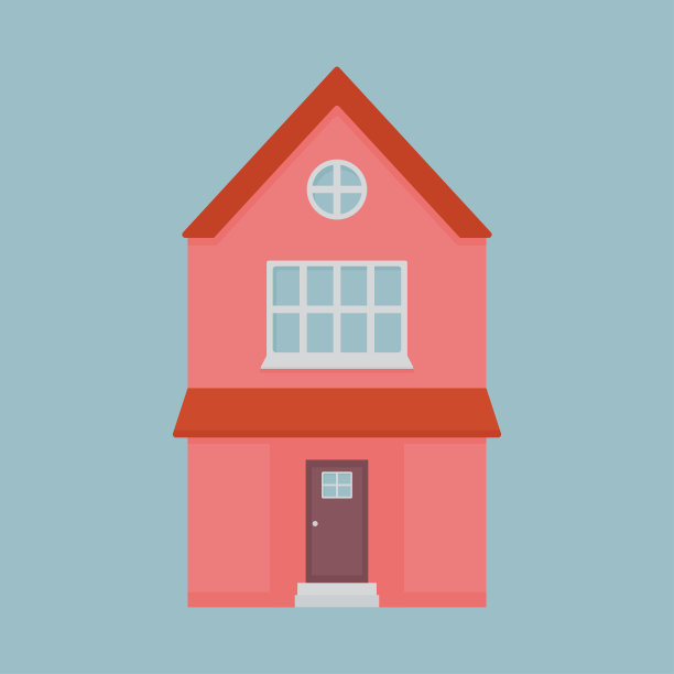 平面设计的房子。家图标图片下载