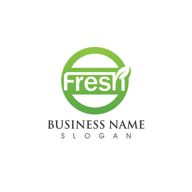 新鲜的标志和符号模板图片下载