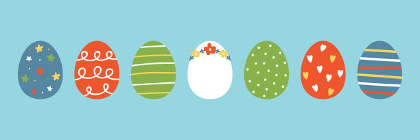 装饰复活节彩蛋图片下载