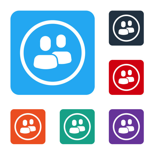 白色项目团队基地图标隔离在白色上图片下载