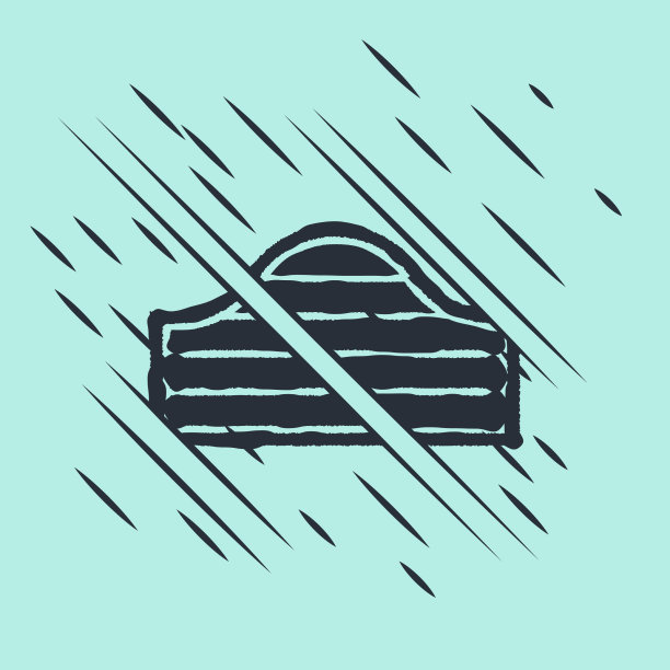 黑色老西部摆动沙龙门图标图片下载