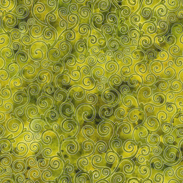 亮绿色曲线无缝图案图片下载