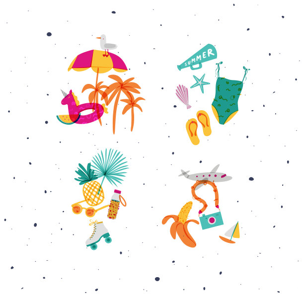 夏天的作品生动图片下载