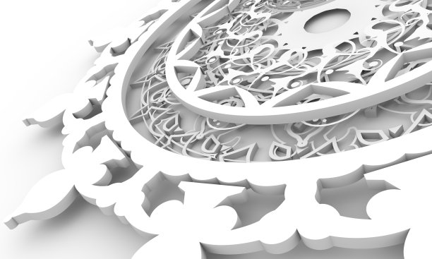 抽象的几何背景与装饰设计元素图片下载