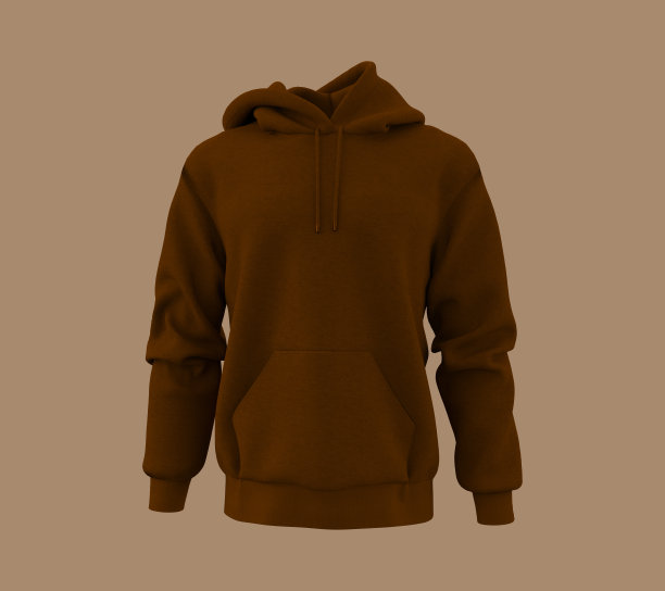 空白连帽运动衫模型打印图片下载
