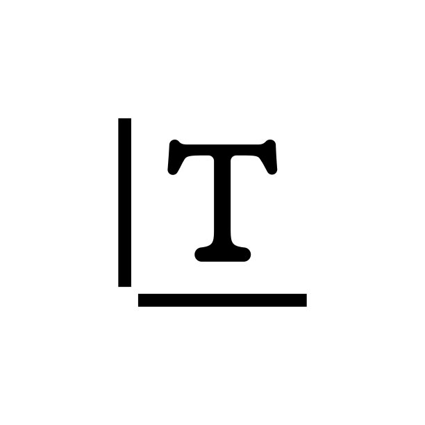 键入文字字体样式字母字体平面图标图片下载