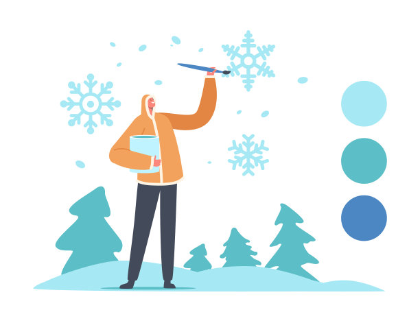 平面设计排版服务概念图片下载