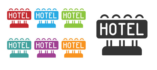 黑色招牌户外广告与文字图片下载