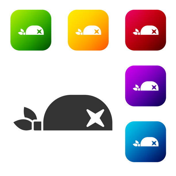 黑色海盗头巾头像孤立图片下载