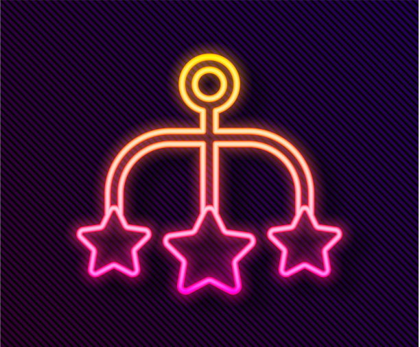 霓虹线霓虹挂玩具图标图片下载