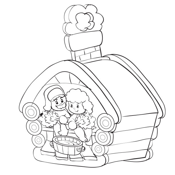 小品卡通装饰浴室有两间图片下载