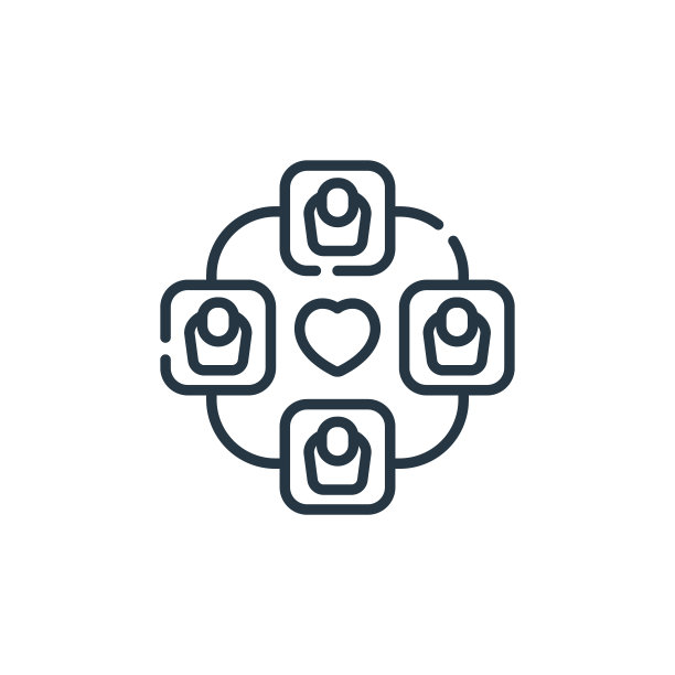 朋友图标矢量从友谊的概念。细线插图的朋友可编辑的笔触。朋友线性符号用于网页和手机应用程序，标志，印刷媒体。图片下载