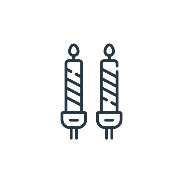 蜡烛图标向量从事件概念。细线插图的蜡烛可编辑的笔触。蜡烛线性标志使用在网络和移动应用程序，标志，印刷媒体..图片下载