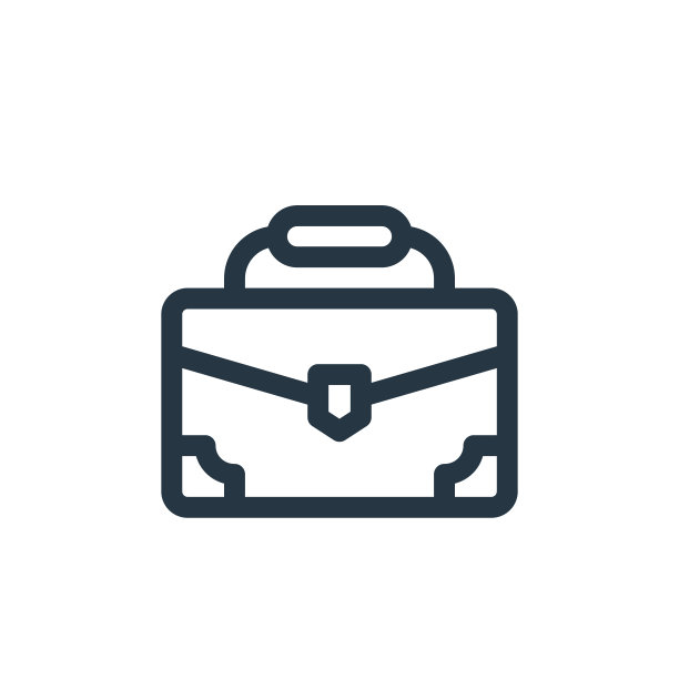 公文包图标向量投票选举的概念。公文包可编辑笔触的细线插图。公文包线性标志，用于web和移动应用程序，标志，印刷媒体。图片下载