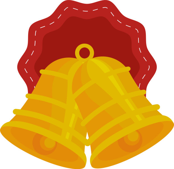 圣诞快乐，金铃图标图片下载