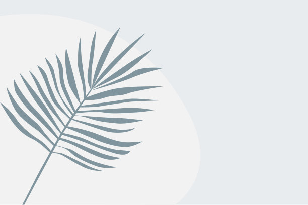 热带叶植物格局背景。蓝色插图设计派对邀请，商店海报，夏季旅游传单等图片下载