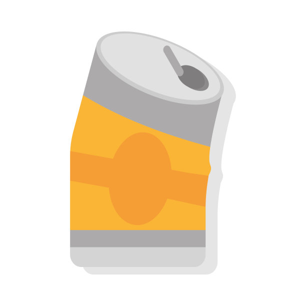 孤立的啤酒罐图标图片下载