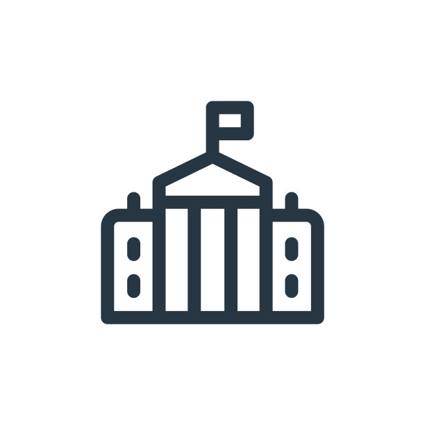 投票选举概念中的政府图标矢量图图片下载