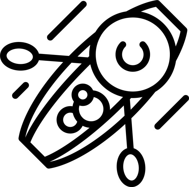 浮动水果卖家图标轮廓风格图片下载