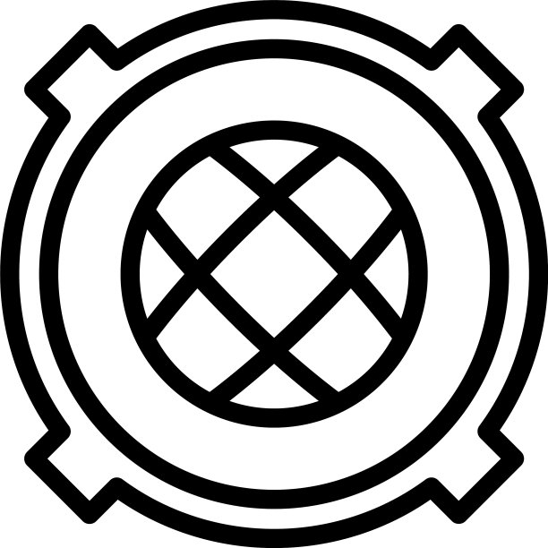 下水道井盖图标轮廓样式图片下载