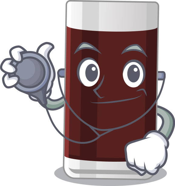 笑脸医生卡通玻璃巧克力工具图片下载