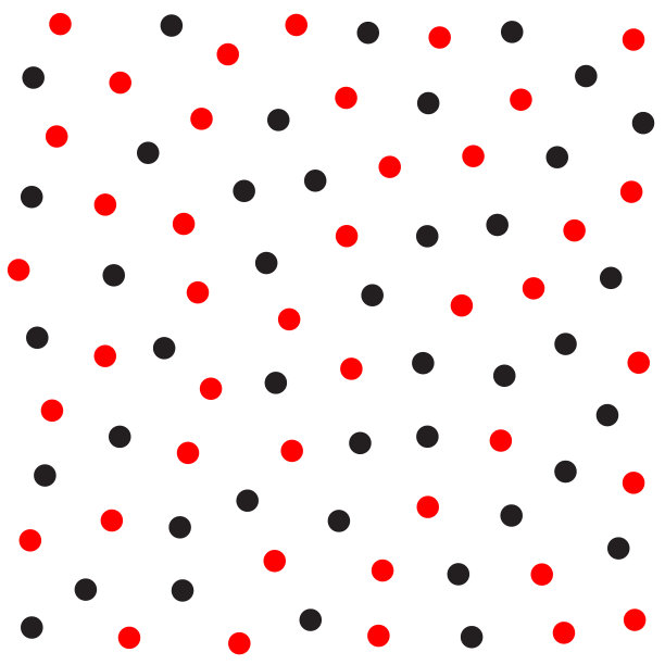 圆点无缝复古图案凌乱的点图片下载