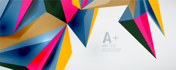 三角形几何背景低多边形3d图片下载