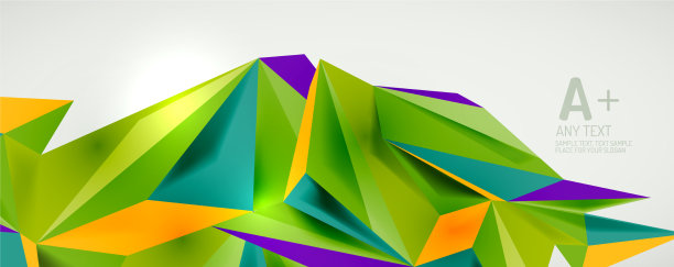 三角形几何背景低多边形3d图片下载