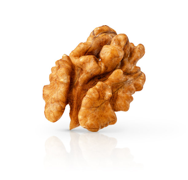 核桃仁的一半图片下载