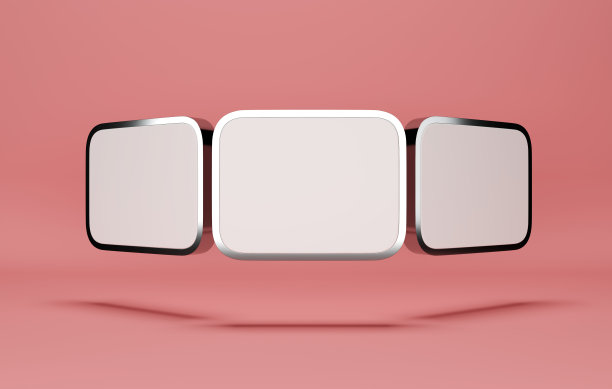 3d空白站广告数字海报图片下载