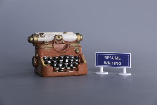 微型打字机与招牌写与简历写作。图片下载