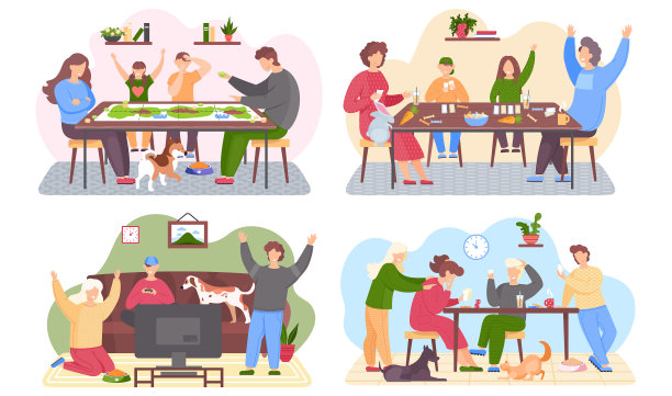 用棋盘游戏来安排家庭生活图片下载