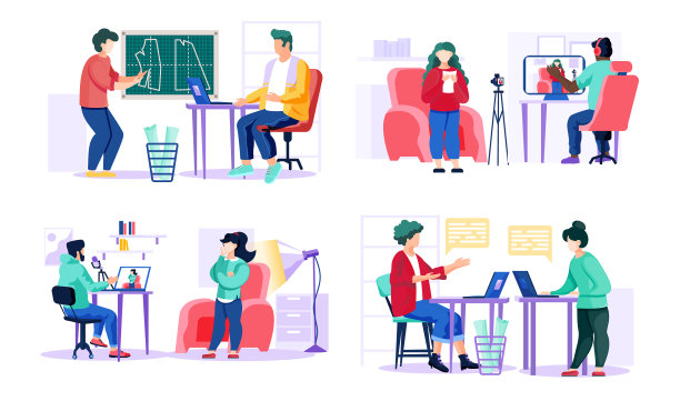 一组关于裁缝和女顾客的照片图片下载