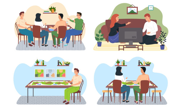 家庭成员在玩纸牌和其他棋盘游戏图片下载