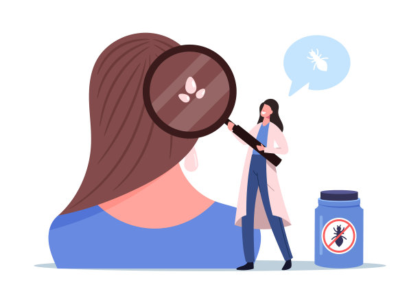 虱病卫生概念医用图片下载