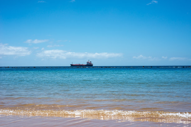 海滩上的海景图片下载