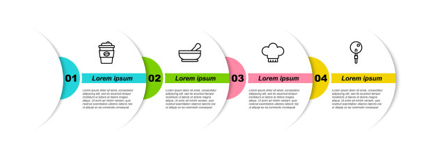 摆好咖啡杯去研钵和捣厨师图片下载