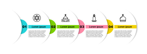 Set line star大卫教堂大楼燃烧图片下载
