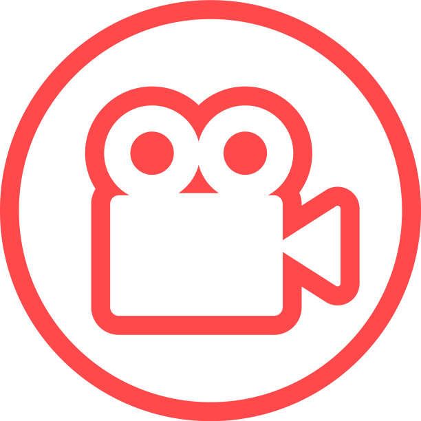 摄像头剪影方形图标图片下载