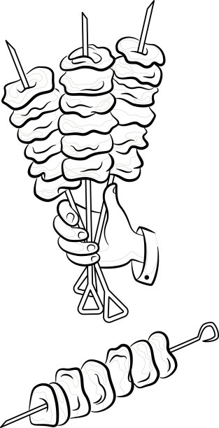 肉烤烧烤图片下载