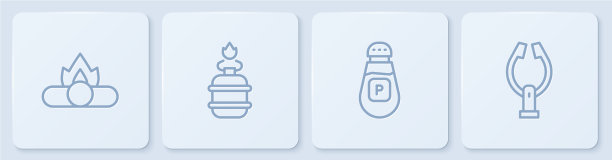 设线营火辣椒野营煤气炉和图片下载